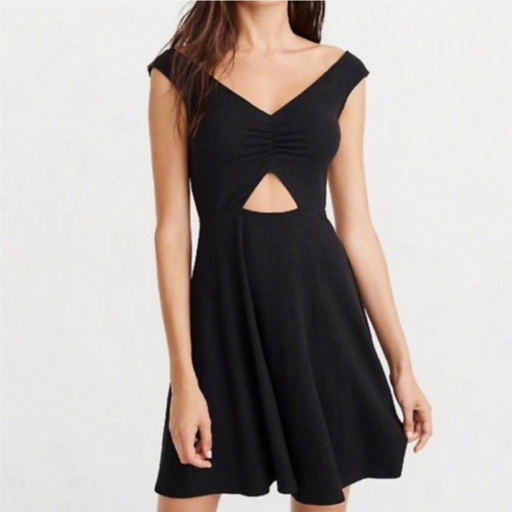 Abercrombie & Fitch Women’s Dress Black Cut out Medium Tall
